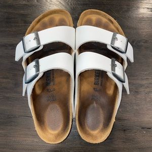 Birkenstock Arizona White Size 37